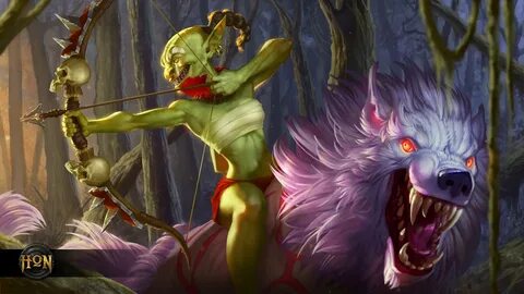 Female Goblin Rider Fantasy illustration, Fantasy art, Art