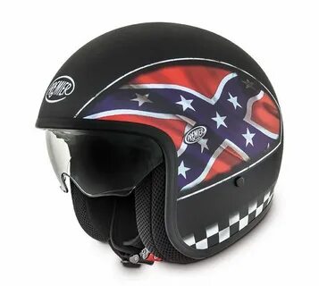 PREMIER Vintage - "Flag Confederate" - ECE Casque moto, Casq