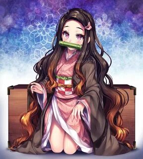 🌸 Sasu 🌸 on Twitter: "A fanart of #nezuko from kimetsu no ya