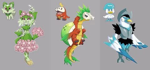 Rumor: Pokemon Scarlet and Violet Final Starter Evolutions P