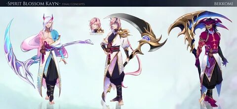 ArtStation - Spirit Blossom Kayn Fan Concept