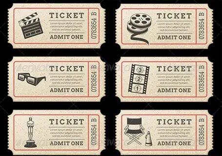 36+ Printable Movie Ticket Templates Free PSD, PDF, Excel Fo