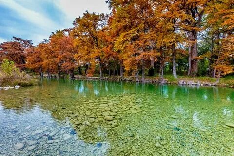Emerald Colored River at Garner State Park, Texas. Beautiful