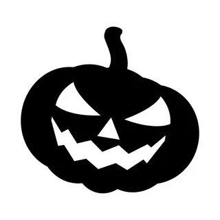 Scary, pumpkin face vector symbol icon design Stock Vector I