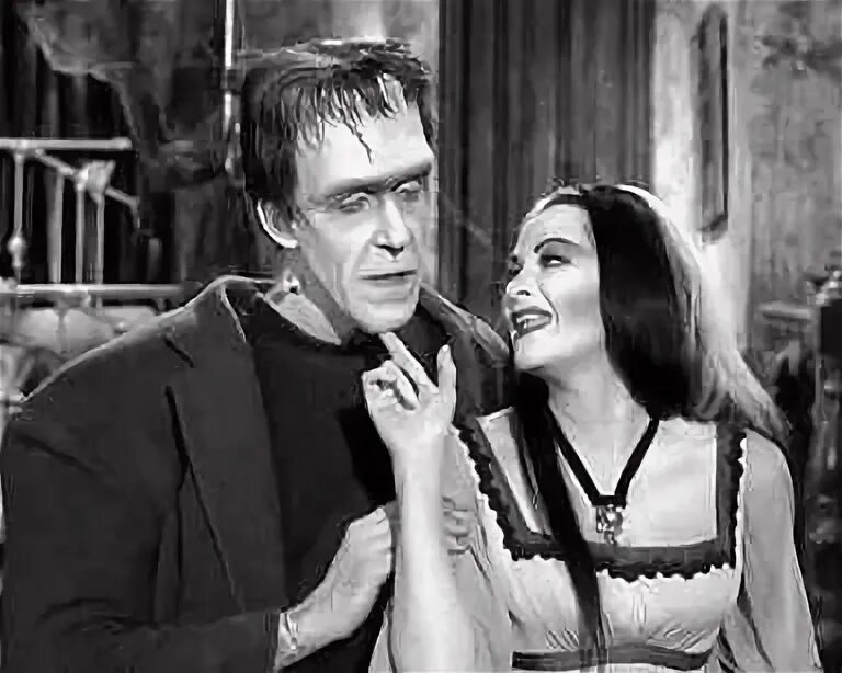 Lily and Herman Munster. in 2019 Yvonne de carlo, The munste