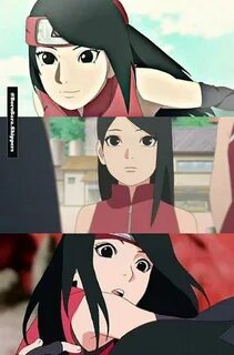 Sarada looks so beautiful with long hair Gorgeous ❤ ️❤ ️❤ Naru