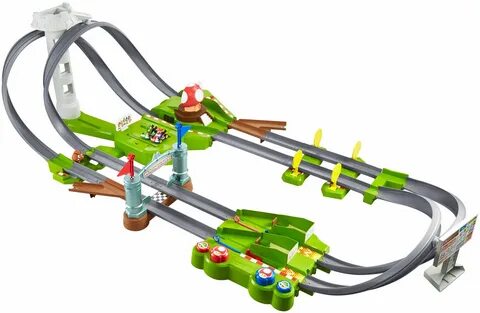 Hot Wheels - Mariokart - Mario Circuit Lite Track Set - R Ex