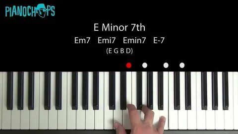 E minor 7 on Piano - Em7 - YouTube