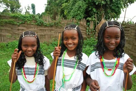 Africa: Oromo girls, Ethiopia Oromo people, African people, 