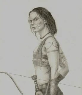 Female Warrior Drawing at GetDrawings Free download