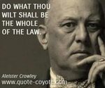 Todays popular Thought becoming The Law...Lawlessness i... M