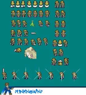 SNES - Final Fantasy 6 - Celes Chere - The Spriters Resource