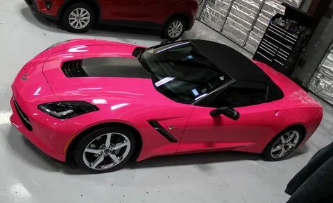 Custom Hot Pink Corvette Stingray Hot pink cars, Pink car, P