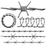 Barbed Wire Stock Illustrations - 9,401 Barbed Wire Stock Il