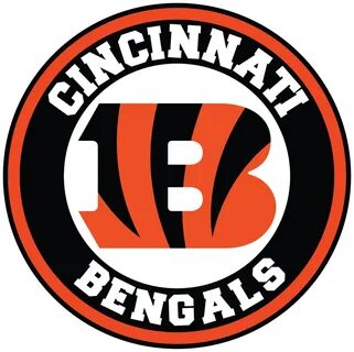 Cincinnati Bengals Circle Logo Vinyl Decal / Sticker 5 sizes