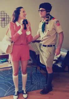 Our Halloween costume - Sam Shakusky and Suzy Bishop from Mo