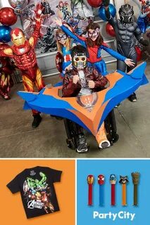 The team’s all here! Shop Party City’s Avengers collection f