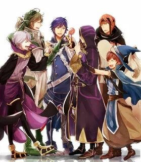 left to right) Henry, Stahl, Chrom, MU, Gaius and Ricken Fir