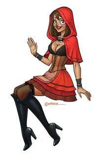 Commission: Courtney as Sheva Alomar (Red Hood) by artlekina