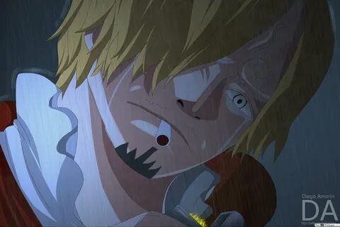 One Piece - Sanji Crying Prenos HD ozadja