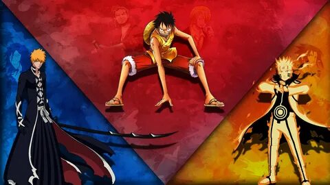 #59460 My masterpiece of a wallpaper for Ichigo, Luffy, and 