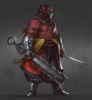 Oni, Josh Corpuz Concept art characters, Fantasy character d