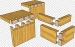 Joint - Dovetail Joint, Png Download - 500x314 (#351214) PNG