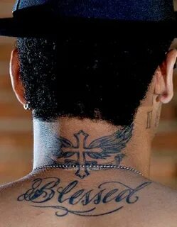 heartsoftruth Back of neck tattoo men, Neymar neck tattoo, N