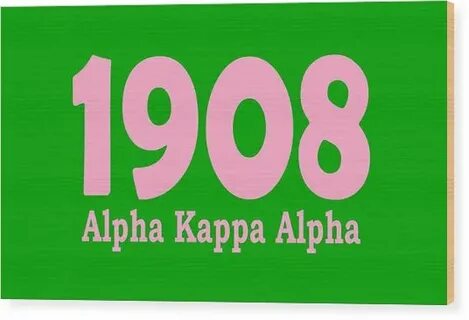 Alpha Kappa Alpha Wood Prints and Alpha Kappa Alpha Wood Art