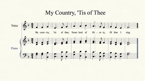 My Country, 'Tis of Thee - B-Flat Major - YouTube