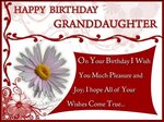 Birthday Wishes For Granddaughter - Birthday Wishes, Happy B