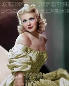 GINGER ROGERS wearing a Great Smile #4 ... Ginger Rogers Gin