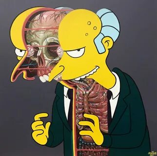 Dissection of Mr. Burns - Nychos - ArtLife - 1-888-278-5433