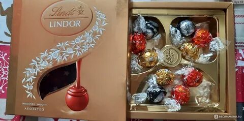 Шоколадные конфеты Lindt Lindor Ассорти - "Вкусные конфеты в