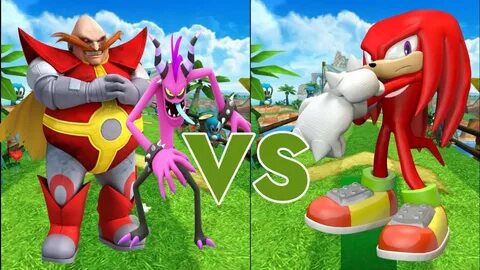 Knuckles VS Zazz and Dr. Eggman Sonic Dash Game - YouTube