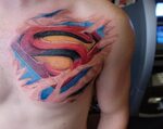Superman Chest Tattoo Designs - Tattoo Designs