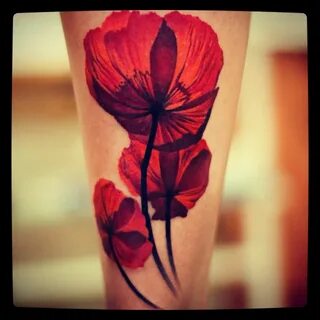 Tattoo Beautiful flower tattoos, Poppies tattoo, Watercolor 