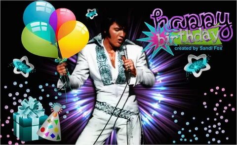Singing Elvis Birthday Card BirthdayBuzz