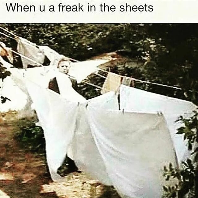 Зображення може містити: текст "When u a freak in the sheets". 