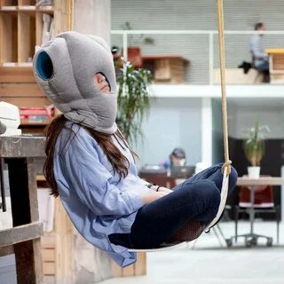 Ostrich Pillow Power Nap Pillow For A Bury Your Head Level N