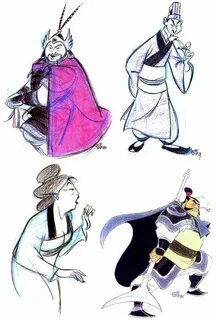 Mulan Character Design Character design, Disney concept art,