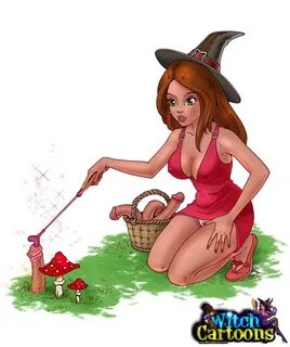 Red-haired witch using sex magic Gallery