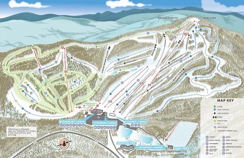 2021-22 Catamount Trail Map - New England Ski Map Database -