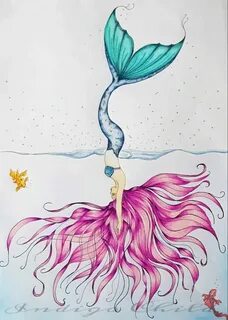 Image result for mermaid drawings Little mermaid drawings, M