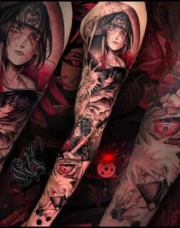 Full sleeve update!: Naruto Anime tattoos, Naruto tattoo, Ma