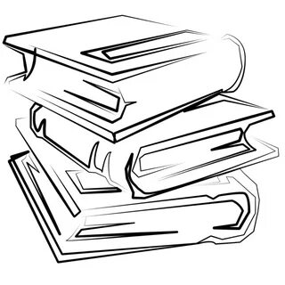 book spine clipart black and white - Clip Art Library