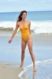 BROOKE BURKE in Swimsuit at a Beach in Malibu 06/03/2019 - H