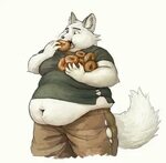 Fat fox continues to eat his donuts by cettus -- Fur Affinit