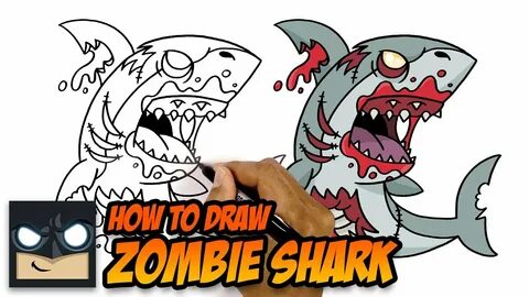 How To Draw A Zombie Shark