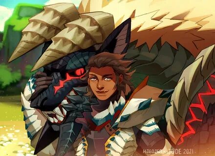 Ieumia and Stygian Zinogre (MHS2) by HJeojeo on DeviantArt